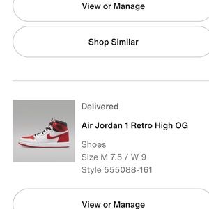 Brand new nike Jordan’s in box